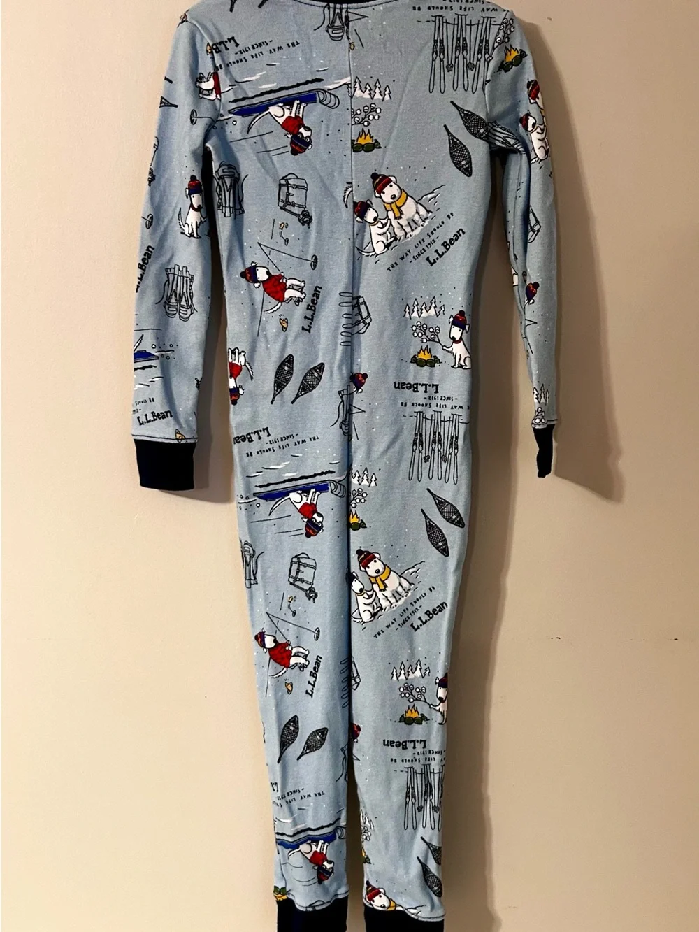 L.L.Bean Buddy the Dog Toddler Pajamas 4T